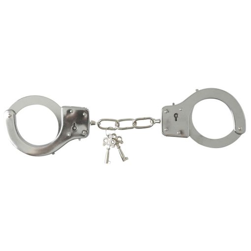 Sportsheets Sex & Mischief Metal Handcuffs With Quick Release - Image 2