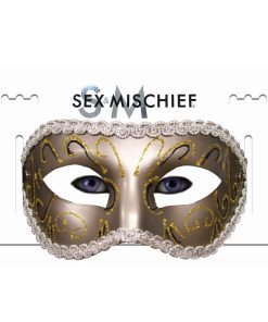 Sportsheets Sex & Mischief Masquerade Mask Gold