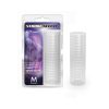 M For Men Stroke Sleeve Reversible Stroker Clear