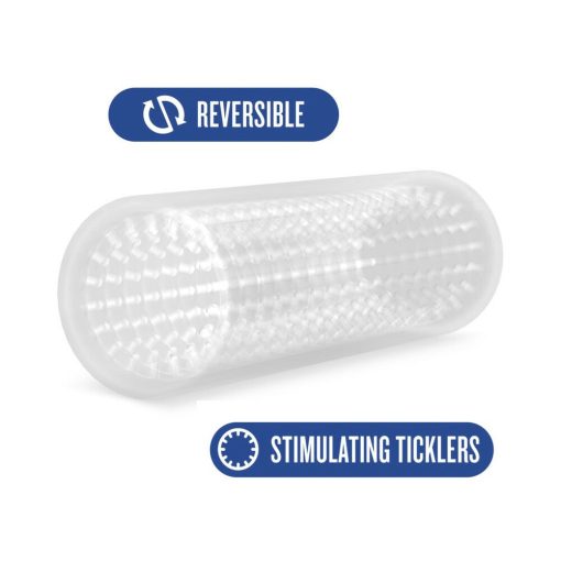 M For Men Stroke Sleeve Reversible Stroker Clear - Image 5