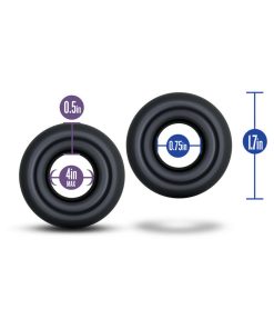 Stay Hard Donut Rings Oversized Cockring 2-Pack Black