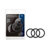 Performance Vs1 Pure Premium Silicone Cockrings 3-Pack Medium Black