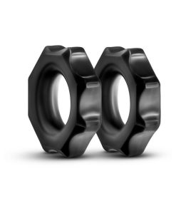 Stay Hard Nutz Cockring 2-Pack Black