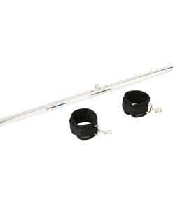 Sportsheets Expandable Spreader Bar & Cuffs Set Black