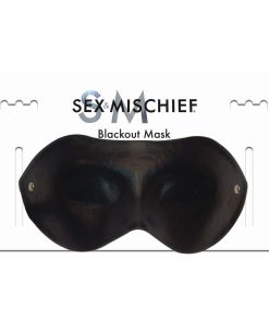 Sportsheets Sex & Mischief Blackout Mask Blindfold Black