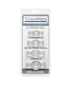Titanmen - Cock Ring Set Clear