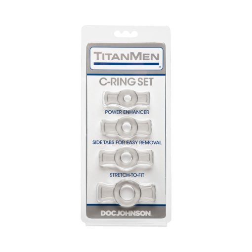 Titanmen - Cock Ring Set Clear