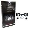 Fifty Shades Of Grey Hard Limits 4-Piece Restraint Kit Black/Silver
