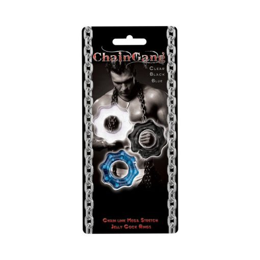 Chain Gang Cockrings 3Pk (Clr