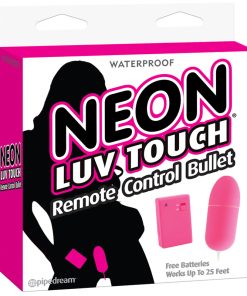 Neon Luv Touch Remote Control Bullet Vibrator Pink