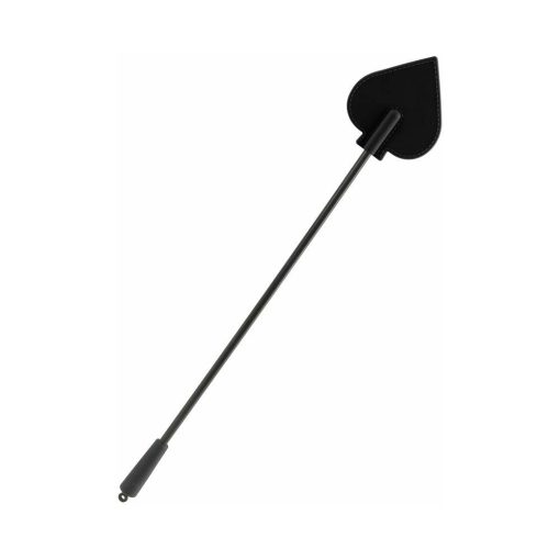 Fetish Fantasy Series Silicone Spade Crop Black - Image 2