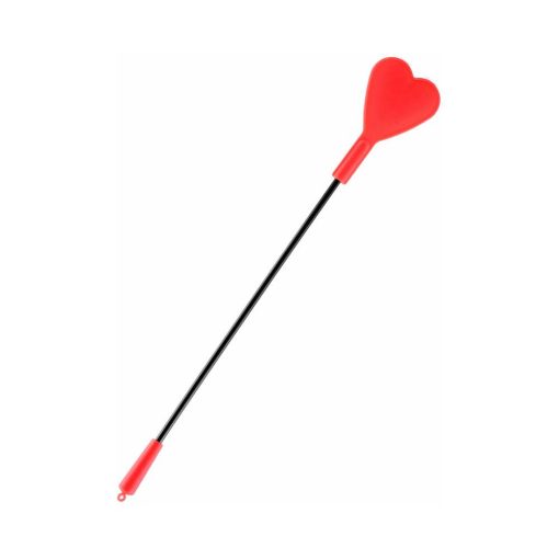 Fetish Fantasy Series Silicone Heart Crop Red - Image 2