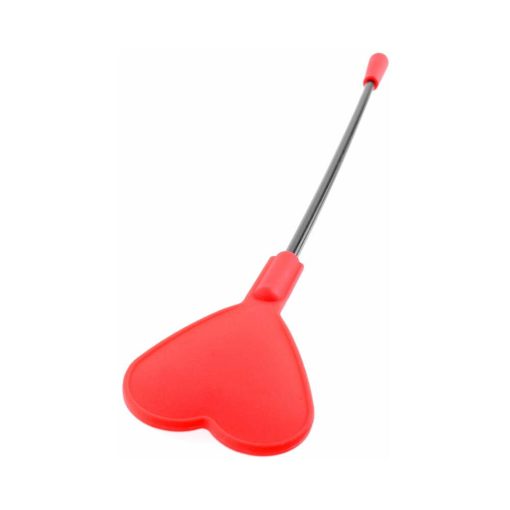 Fetish Fantasy Series Silicone Heart Crop Red - Image 3