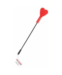 Fetish Fantasy Series Silicone Heart Crop Red