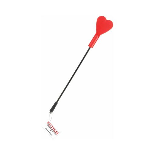 Fetish Fantasy Series Silicone Heart Crop Red - Image 4
