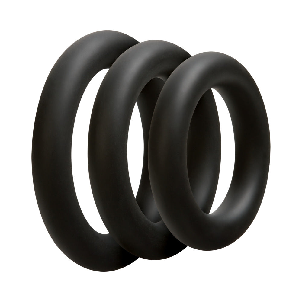 Optimale 3 C-Ring Set Thick Black 2 Optimale 3 C-Ring Set Thick Black - Image 2