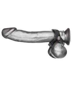 Blue Line C&B Gear V-Style Cock Ring With Ball Divider