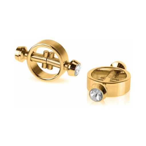 Fetish Fantasy Gold Magnetic Nipple Clamps Gold - Image 2