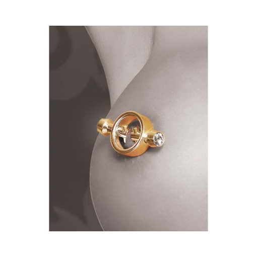 Fetish Fantasy Gold Magnetic Nipple Clamps Gold - Image 3