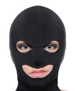 Master Series Facade Spandex Hood With Eye And Mouth Holes Black