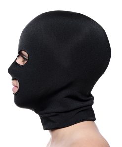 Master Series Facade Spandex Hood With Eye And Mouth Holes Black