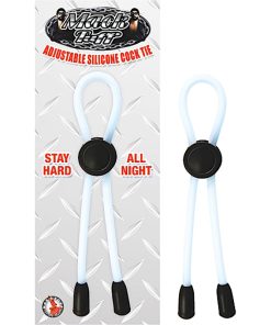 Mack Tuff Adjustable Silicone Cock Tie (Clear)  Lasso/Bolo