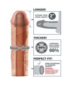 Fantasy X-Tensions Mega 2 In. Extension Beige