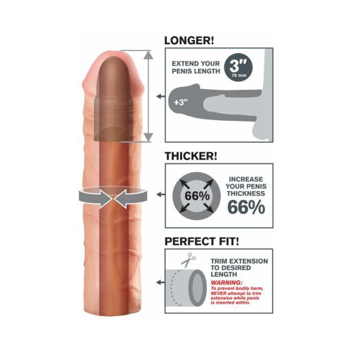 Fantasy X-Tensions Mega 3 In. Extension Beige - Image 4
