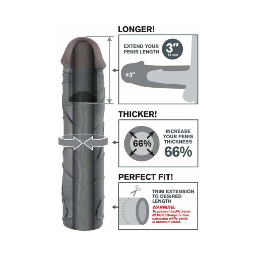 Fantasy X-Tensions Mega 3 In. Extension Black - Image 4
