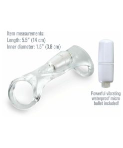 Fantasy X-Tensions Vibrating Cock Sling Clear