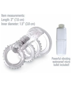 Fantasy X-Tensions Vibrating Cock Cage Clear