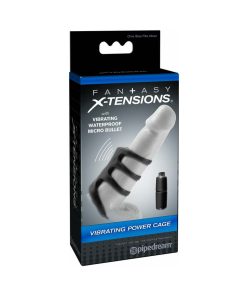 Fantasy X-Tensions Vibrating Power Cage Black