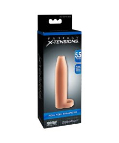 Fantasy X-Tensions 5.5 In. Real Feel Enhancer Open-Ended Sling Beige