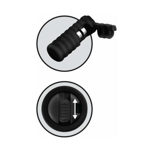 Fetish Fantasy Series Limited Edition Vibrating Silicone Nipple Lassos Black - Image 3