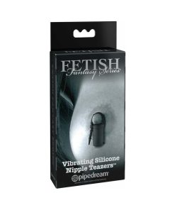 Fetish Fantasy Series Limited Edition Vibrating Silicone Nipple Teazers Black