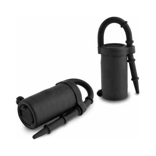 Fetish Fantasy Series Limited Edition Vibrating Silicone Nipple Teazers Black - Image 2