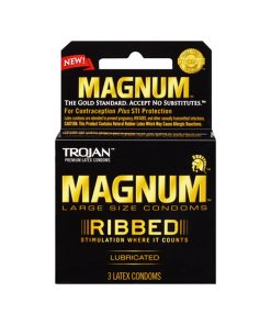 Trojan Magnum Ribbed 3Pk
