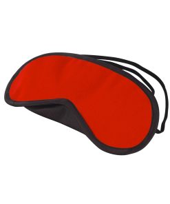 Lux Fetish Peek-A-Boo Love Mask Blindfold Red