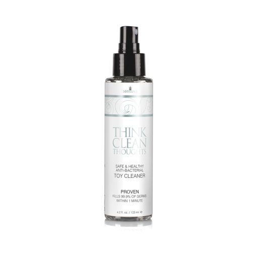Sensuva Think Clean Thoughts Anti-Bacterial Toy Cleaner 4.2 Oz.