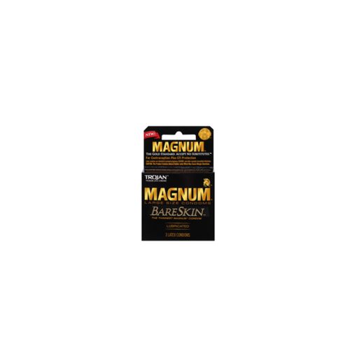 Trojan Magnum Bareskin Condoms 3Pk