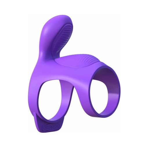 Fantasy C-Ringz Ultimate Couples Cage Vibrating Cock Sheath Purple - Image 2