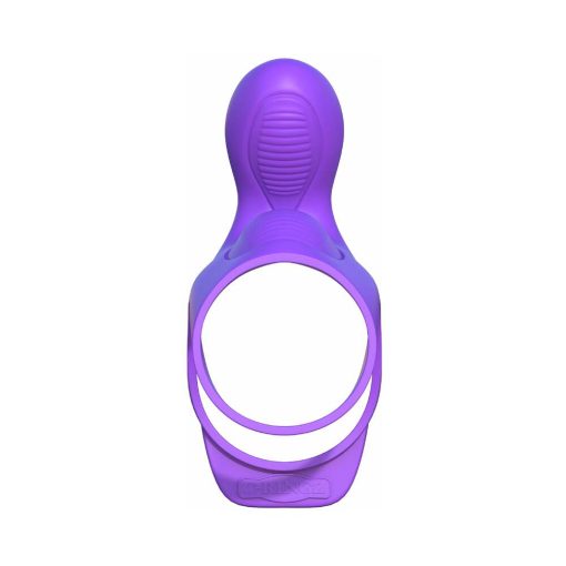 Fantasy C-Ringz Ultimate Couples Cage Vibrating Cock Sheath Purple - Image 3