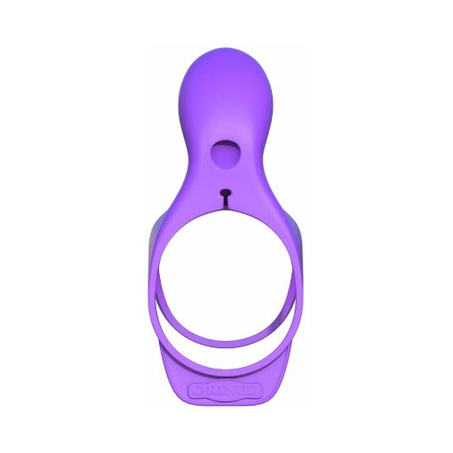 Fantasy C-Ringz Ultimate Couples Cage Vibrating Cock Sheath Purple - Image 4