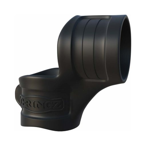 Fantasy C-Ringz Mr. Big Cock Ring & Ball Stretcher Silicone Sling Black - Image 2
