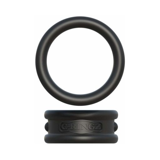 Fantasy C-Ringz Max-Width Silicone Rings 2-Piece Set Black - Image 3