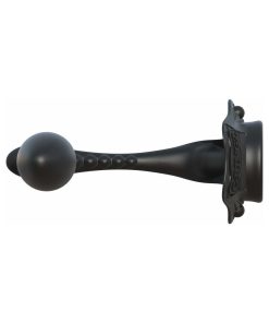Fantasy C-Ringz Rock Hard Ass-Gasm Vibrating Silicone Cockring With Anal Plug Black