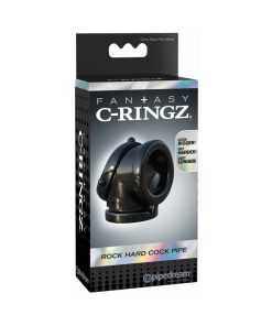 Fantasy C-Ringz Rock Hard Cock Pipe Sling Black