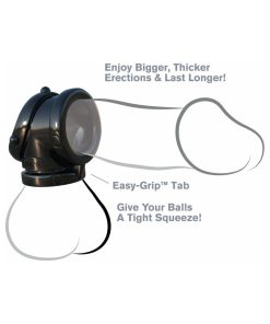 Fantasy C-Ringz Rock Hard Cock Pipe Sling Black
