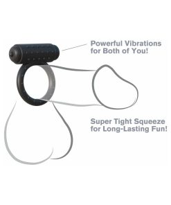 Fantasy C-Ringz The Wingman Vibrating Cockring Black