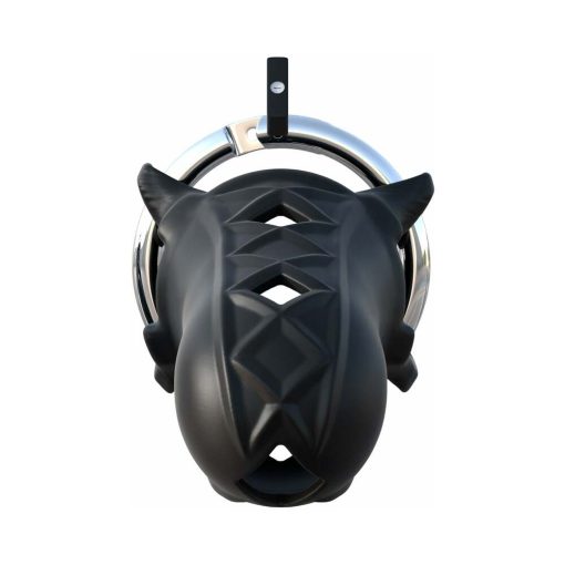 Fantasy C-Ringz Extreme Silicone Cock Blocker Locking Chastity Cage Black - Image 5